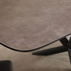 VIG Modrest Herzog - Modern Grey Ceramic Dining Table Dining Room