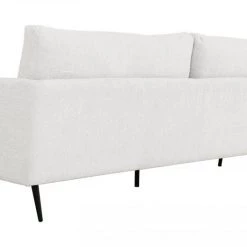 VIG Living Room Divani Casa Higgins - Modern White Fabric Sofa