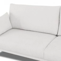 VIG Living Room Divani Casa Higgins - Modern White Fabric Sofa