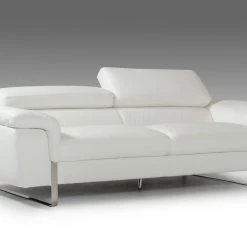 VIG David Ferrari Highline Italian Modern Leather Sofa Set Living Room