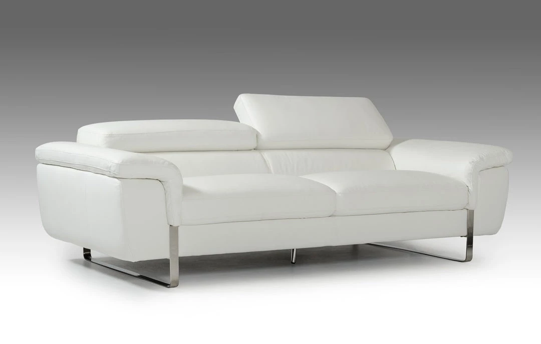 VIG David Ferrari Highline Italian Modern Leather Sofa Set Living Room