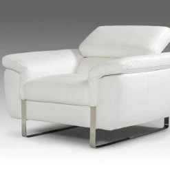 VIG David Ferrari Highline Italian Modern Leather Sofa Set Living Room