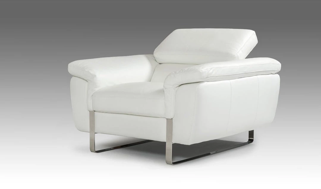 VIG David Ferrari Highline Italian Modern Leather Sofa Set Living Room