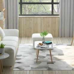 VIG Divani Casa Jeremiah Modern Ivory Fabric Sofabed & Ottoman W/ Storage Living Room