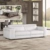 VIG Living Room Coronelli Collezioni Icon - Modern Italian White Leather Sofa Bed