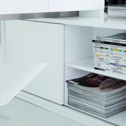 VIG Living Room Modrest Soul - Modern Contemporary Office Desk With Attached Cabinet