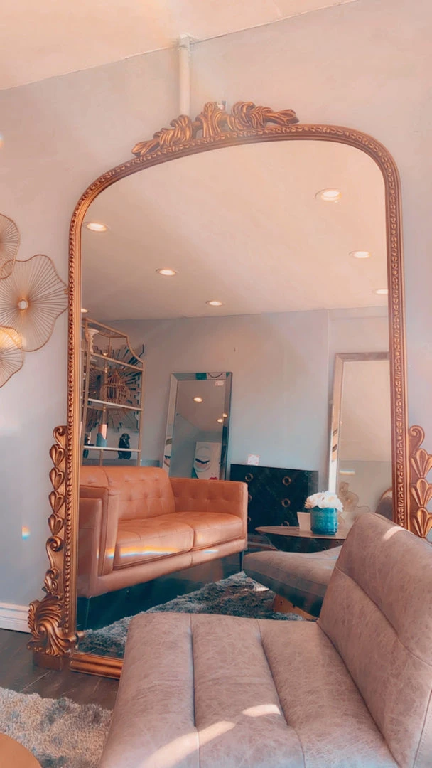 HG Gleaming Fleur Full Length Mirror Home Decor