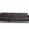 VIG Accenti Italia Darwin - Italian Modern Dark Brown Leather Sofa