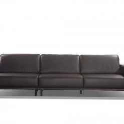 VIG Accenti Italia Darwin - Italian Modern Dark Brown Leather Sofa