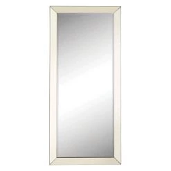Best Master Furniture Rachel Modern Floor Mirror With Mirrored Frame Home Decor