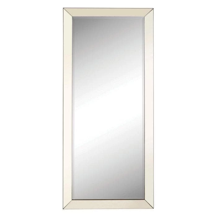 Best Master Furniture Rachel Modern Floor Mirror With Mirrored Frame Home Decor