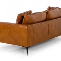 VIG Living Room Divani Casa Jacoba - Modern Camel Leather Sofa