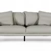 VIG Divani Casa Jacoba - Modern Light Grey Leather Sofa Living Room