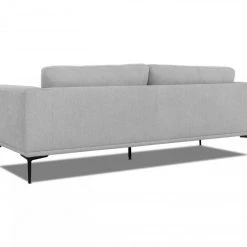 VIG Divani Casa Jada - Modern Light Grey Fabric Sofa By Hollywood Glam Living Room