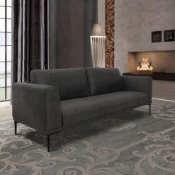 VIG Living Room Divani Casa Jada - Modern Light Grey Loveseat