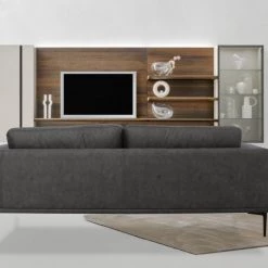 VIG Living Room Divani Casa Jada - Modern Light Grey Loveseat
