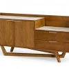 VIG Modrest James - Contemporary Walnut & White Buffet