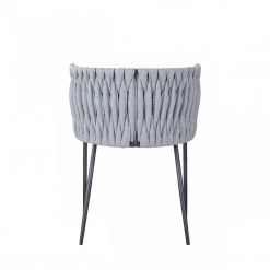 VIG Modrest Janis - Contemporary Light Grey & Black Dining Chair Dining Room