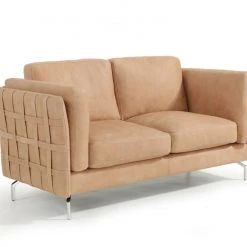 VIG Living Room Estro Salotti Jenny Modern Terra Italian Leather Sofa Set