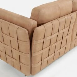 VIG Living Room Estro Salotti Jenny Modern Terra Italian Leather Sofa Set