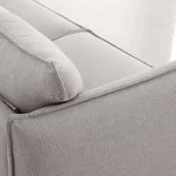 VIG Divani Casa Jihae - Modern Grey Loveseat Living Room