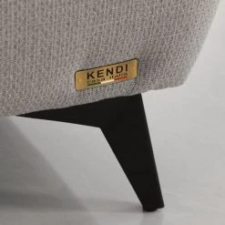 VIG Living Room Divani Casa Jihae - Modern Grey Fabric Sofa By Hollywood Glam