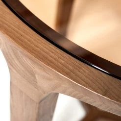 VIG Modrest Jordi Modern 3-Piece Walnut Coffee Table Set Living Room