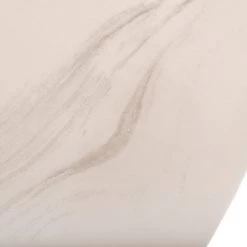 VIG Modrest Joyce Modern Round White Cultured Marble Dining Table Dining Room