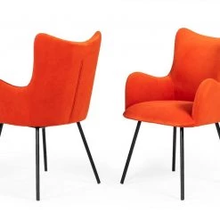 VIG Dining Room Modrest Judith - Modern Red Dining Chair