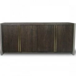 VIG Modrest June - Modern Dark Grey & Walnut Buffet