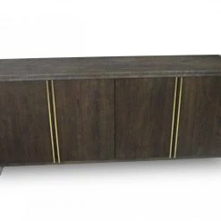 VIG Modrest June - Modern Dark Grey & Walnut Buffet