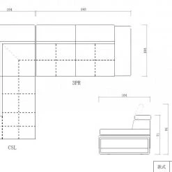 VIG Living Room Divani Casa Myst Mini - Modern White Eco-Leather Right Facing Sectional Sofa