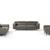 VIG Divani Casa Brustle Modern Dark Grey Eco-Leather Sofa Set Living Room