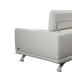 VIG Living Room Divani Casa Brustle Modern Light Grey Eco-Leather Sofa Set