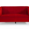 VIG Divani Casa Karla - Modern Red & Orange Dual-tone Velvet Sofa By Hollywood Glam Living Room