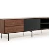 VIG Modrest Kenny Modrest Walnut & Grey TV Stand