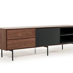 VIG Modrest Kenny Modrest Walnut & Grey TV Stand