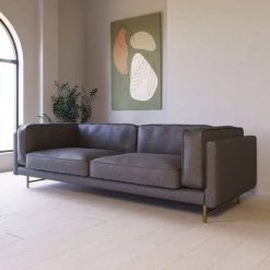 VIG Divani Casa Keswick - Modern Grey Fabric Sofa Living Room