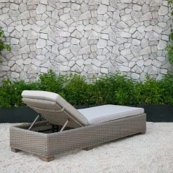 VIG Renava Knox Outdoor Wicker Sunbed
