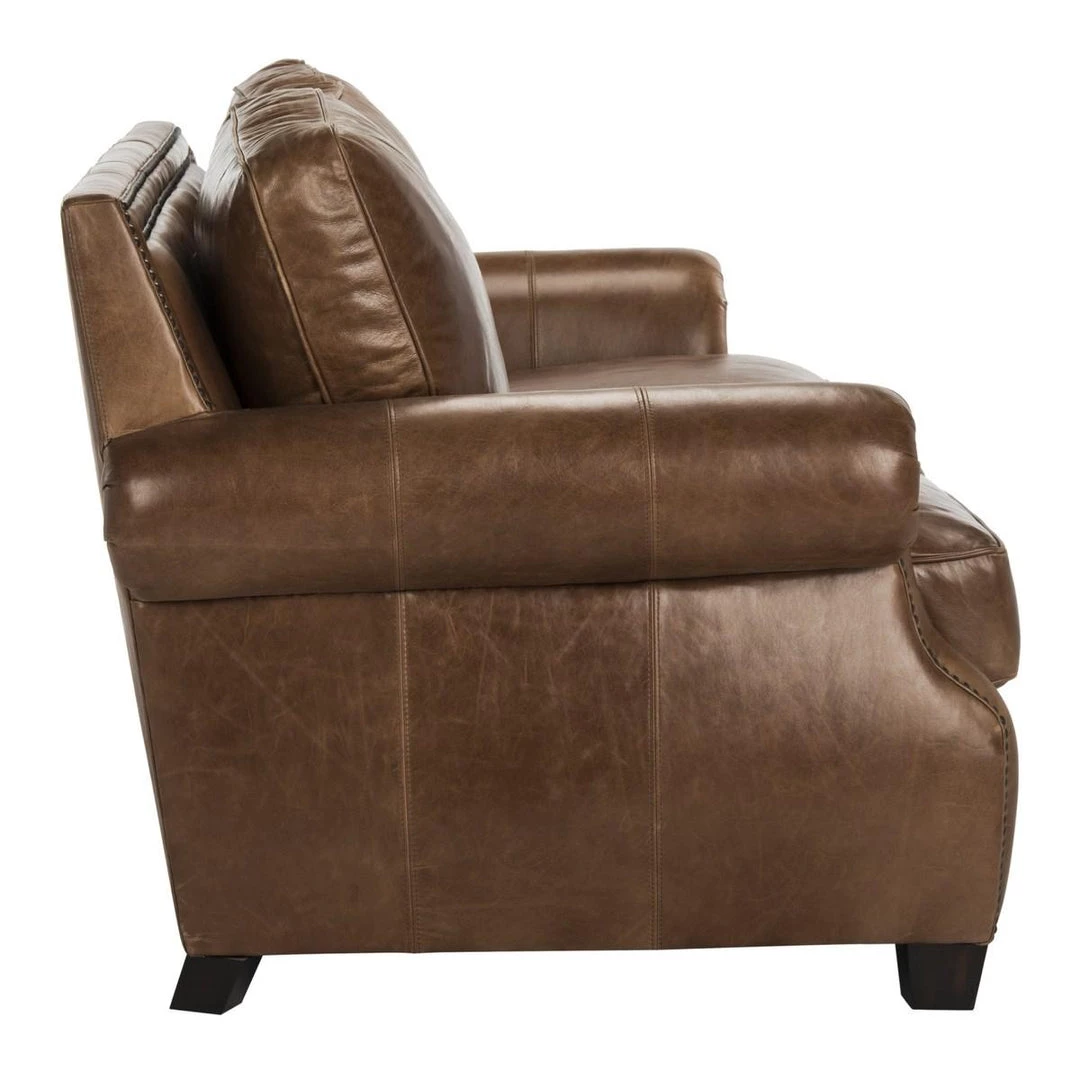Safavieh Living Room Brayton Leather Sofa