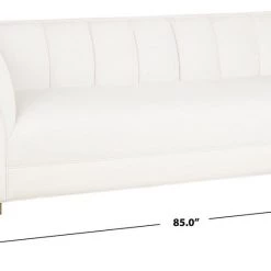 Safavieh Beverly Linen Blend Sofa Living Room