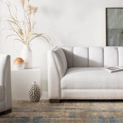Safavieh Beverly Linen Blend Sofa Living Room