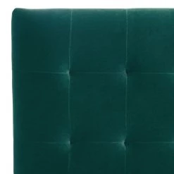 Safavieh Tsarina Dark Seafoam Velvet Tufted Bed Bedroom