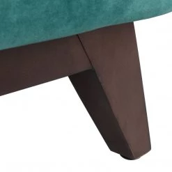 Safavieh Tsarina Dark Seafoam Velvet Tufted Bed Bedroom