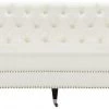 Safavieh Miller Tufted Leather Sofa Living Room