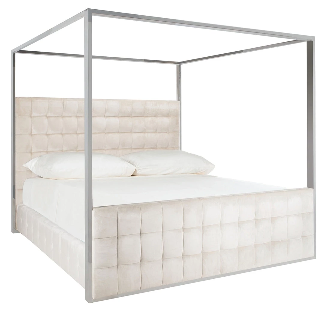 Safavieh Alecxi Velvet King Bed