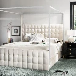 Safavieh Alecxi Velvet King Bed