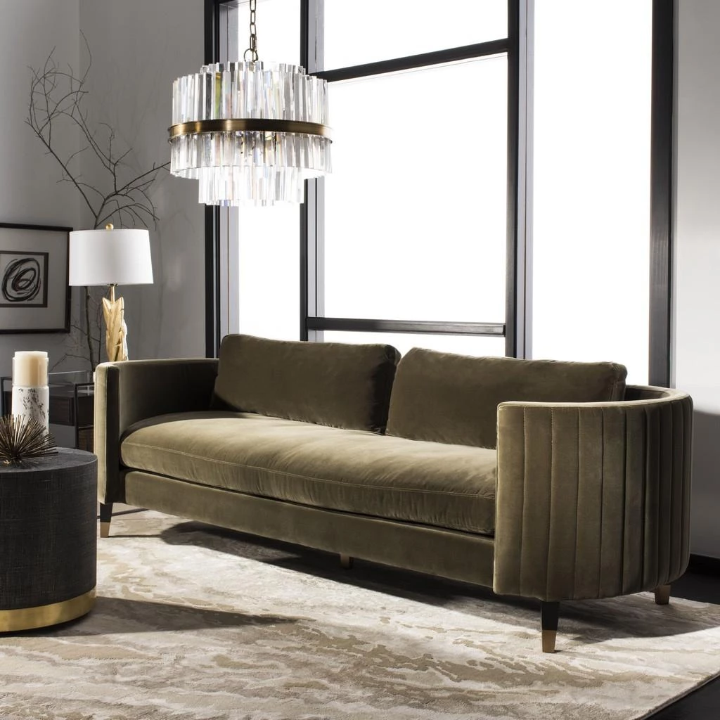Safavieh Living Room Winford Velvet Sofa