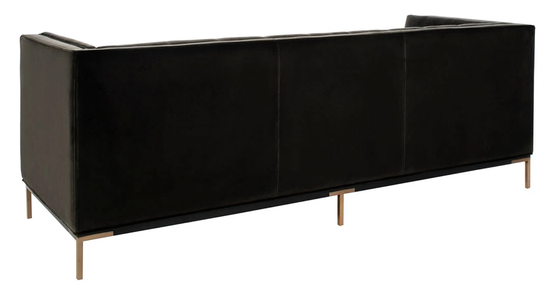 Safavieh Sienne Tufted Velvet Sofa Living Room