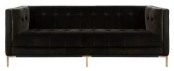 Safavieh Sienne Tufted Velvet Sofa Living Room
